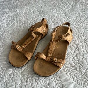 Vionic Cork Strap Sandals